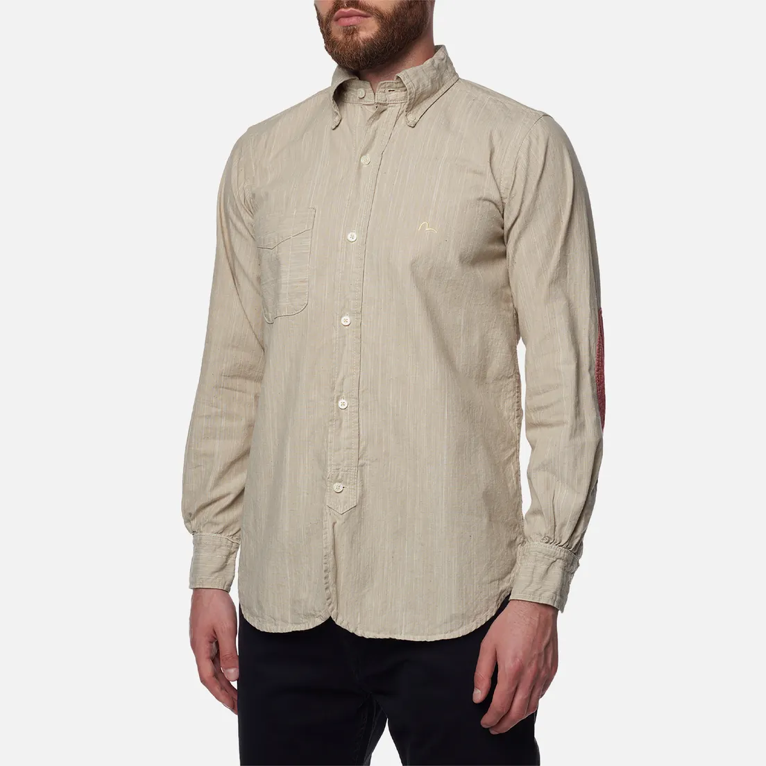 Evisu Мужская рубашка New York Slub Chambray