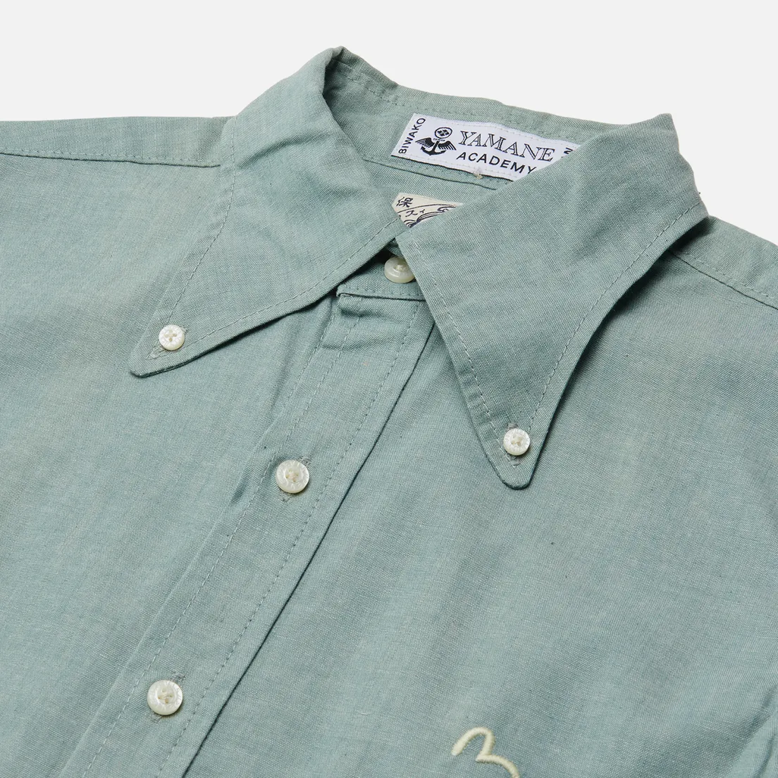 Evisu Мужская рубашка Nashville 3 Button-Down Chambray