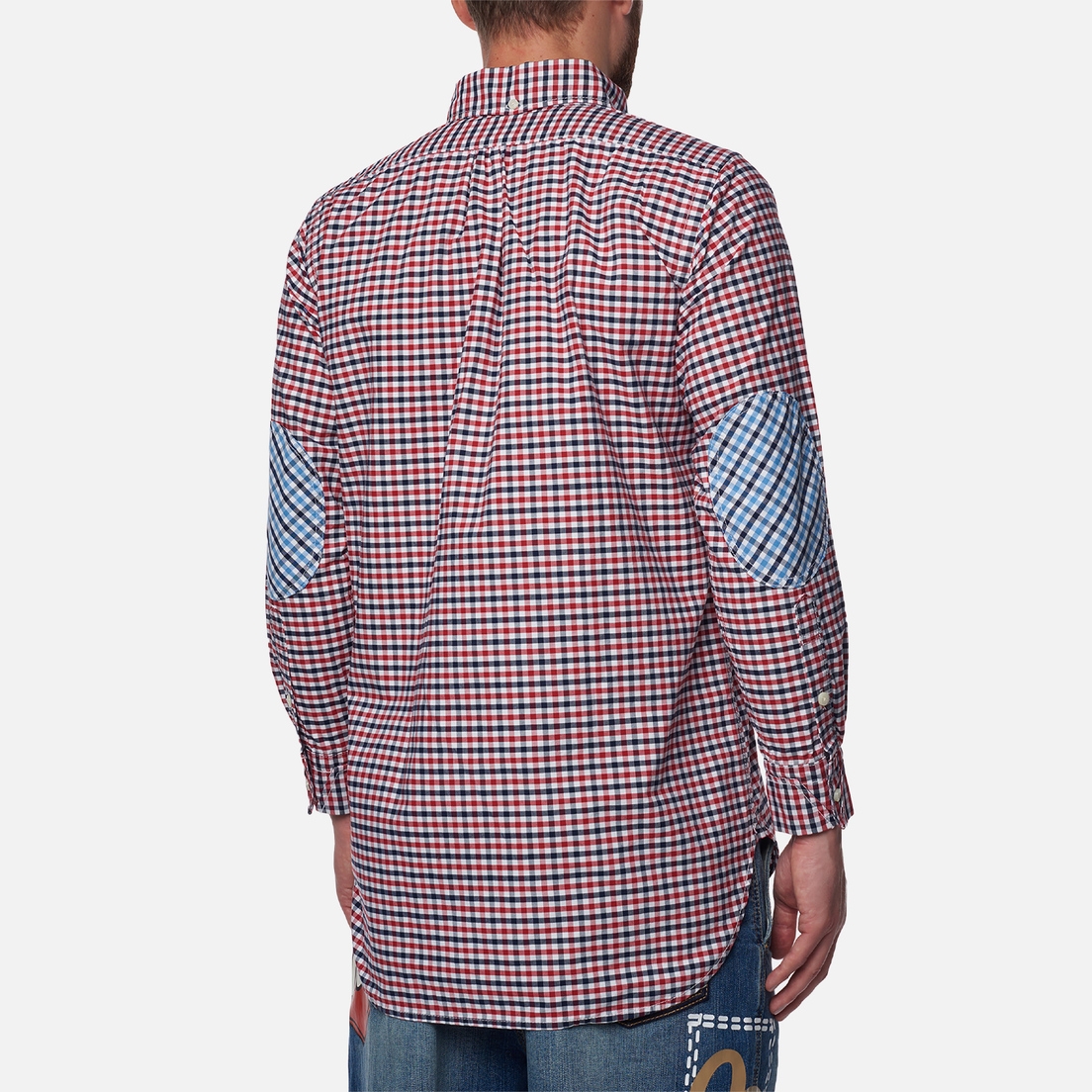 Evisu Мужская рубашка Nashville 3 Button-Down Check