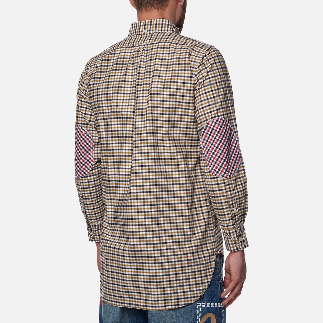 Evisu Мужская рубашка Nashville 3 Button-Down Check