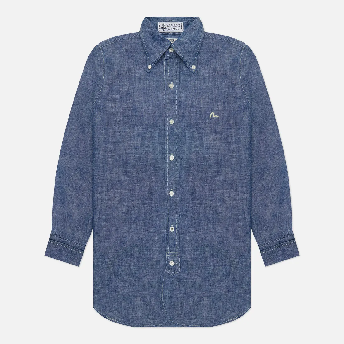 Evisu Мужская рубашка Nashville 3 Button-Down Chambray
