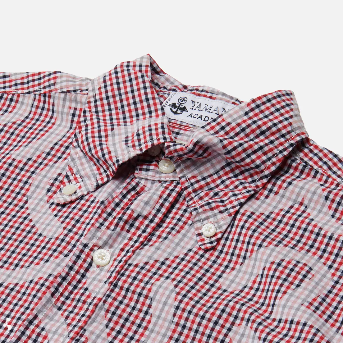 Evisu Мужская рубашка Nashville 3 Button-Down Check Kamome