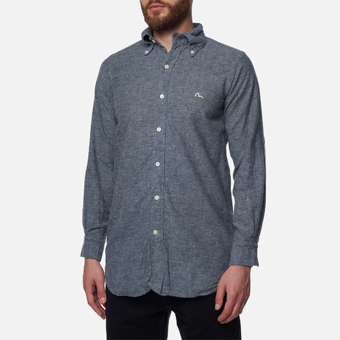 Evisu Мужская рубашка Nashville 3 Linen