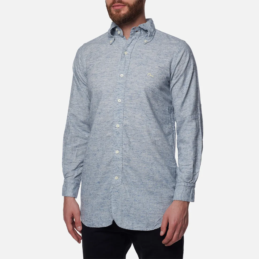 Evisu Мужская рубашка Nashville 3 Linen