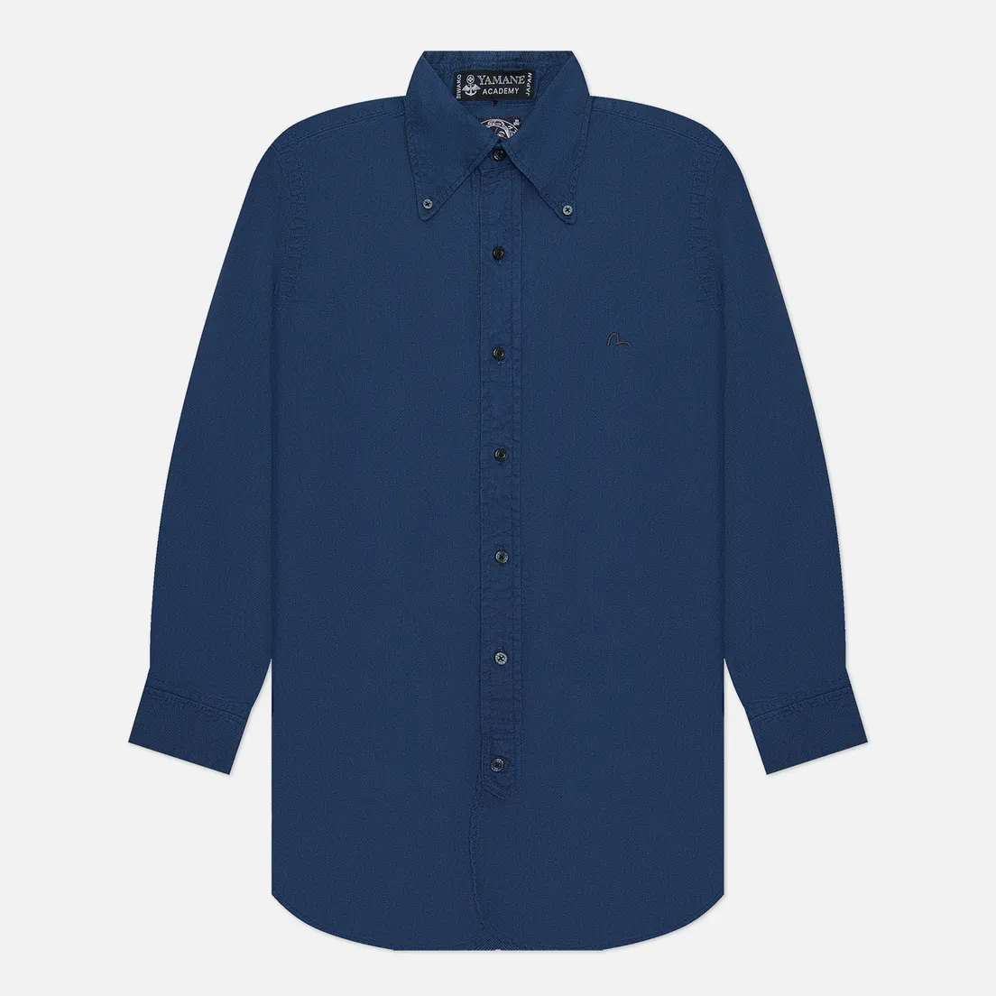 Evisu Мужская рубашка Nashville 3 Button-Down Indigo Dobby