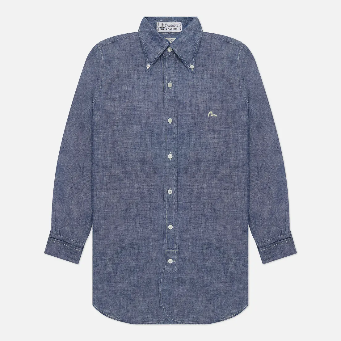 Evisu Мужская рубашка Nashville 3 Selvedge Chambray