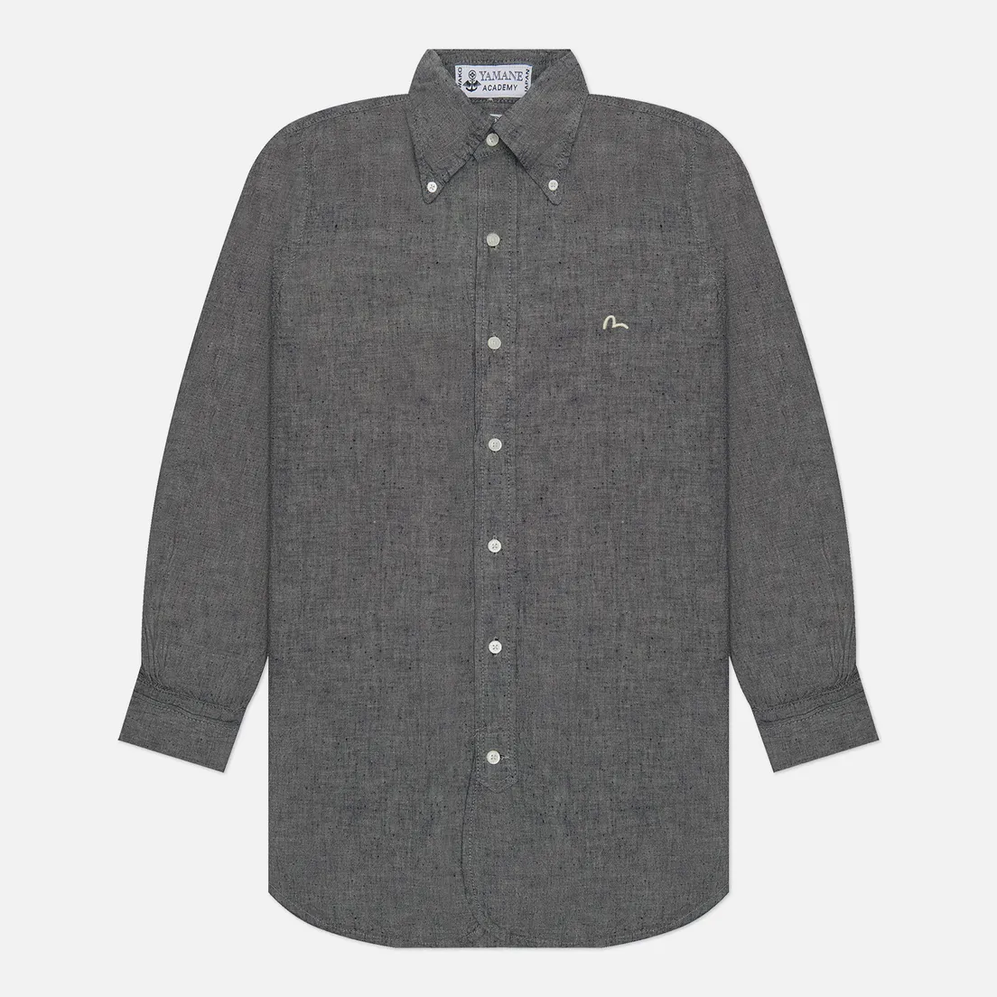 Evisu Мужская рубашка Nashville 3 Selvedge Chambray