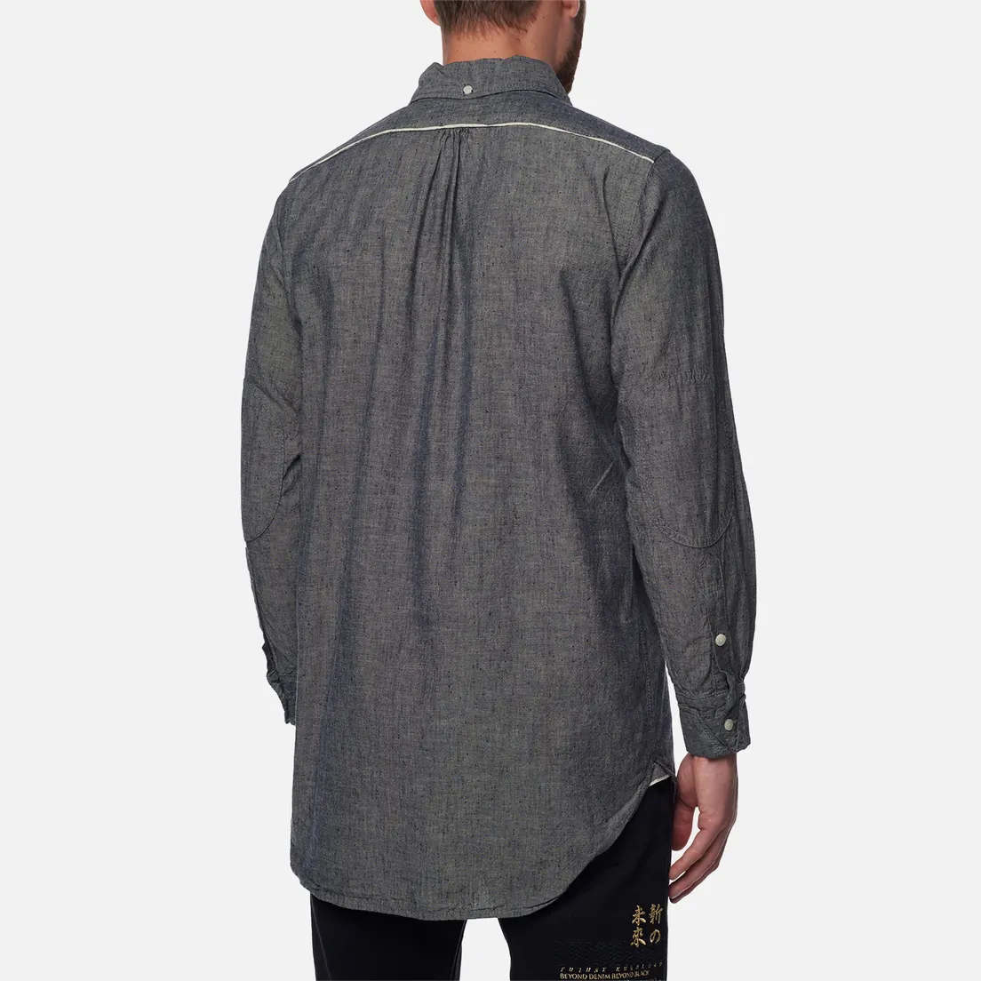 Evisu Мужская рубашка Nashville 3 Selvedge Chambray