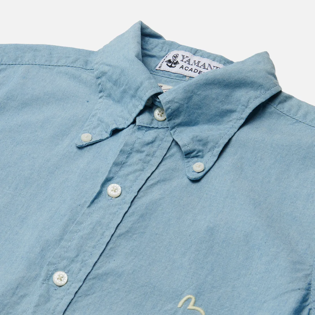 Evisu Мужская рубашка Nashville 3 Selvedge Chambray