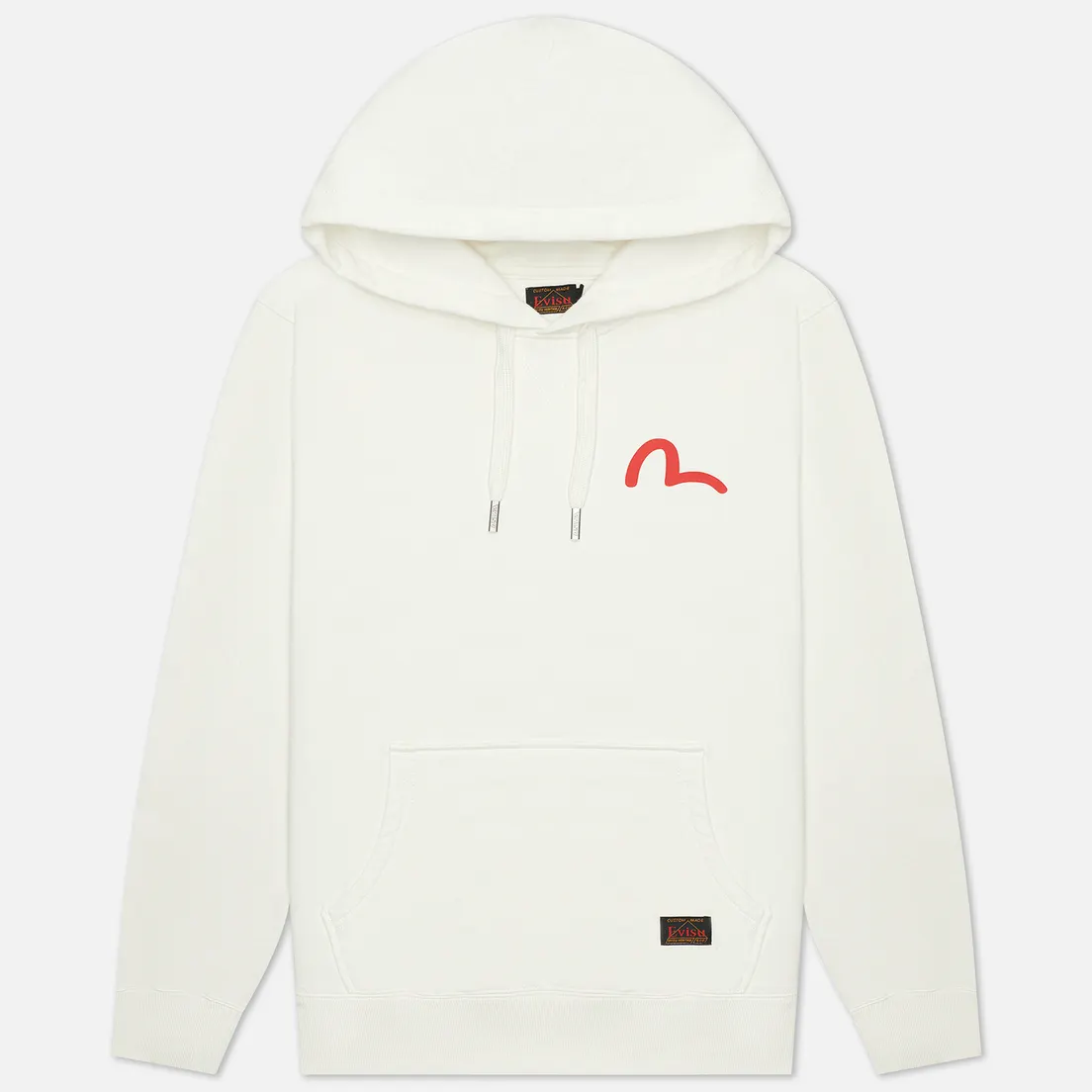 Evisu Мужская толстовка Basic Hooded Seagull Print