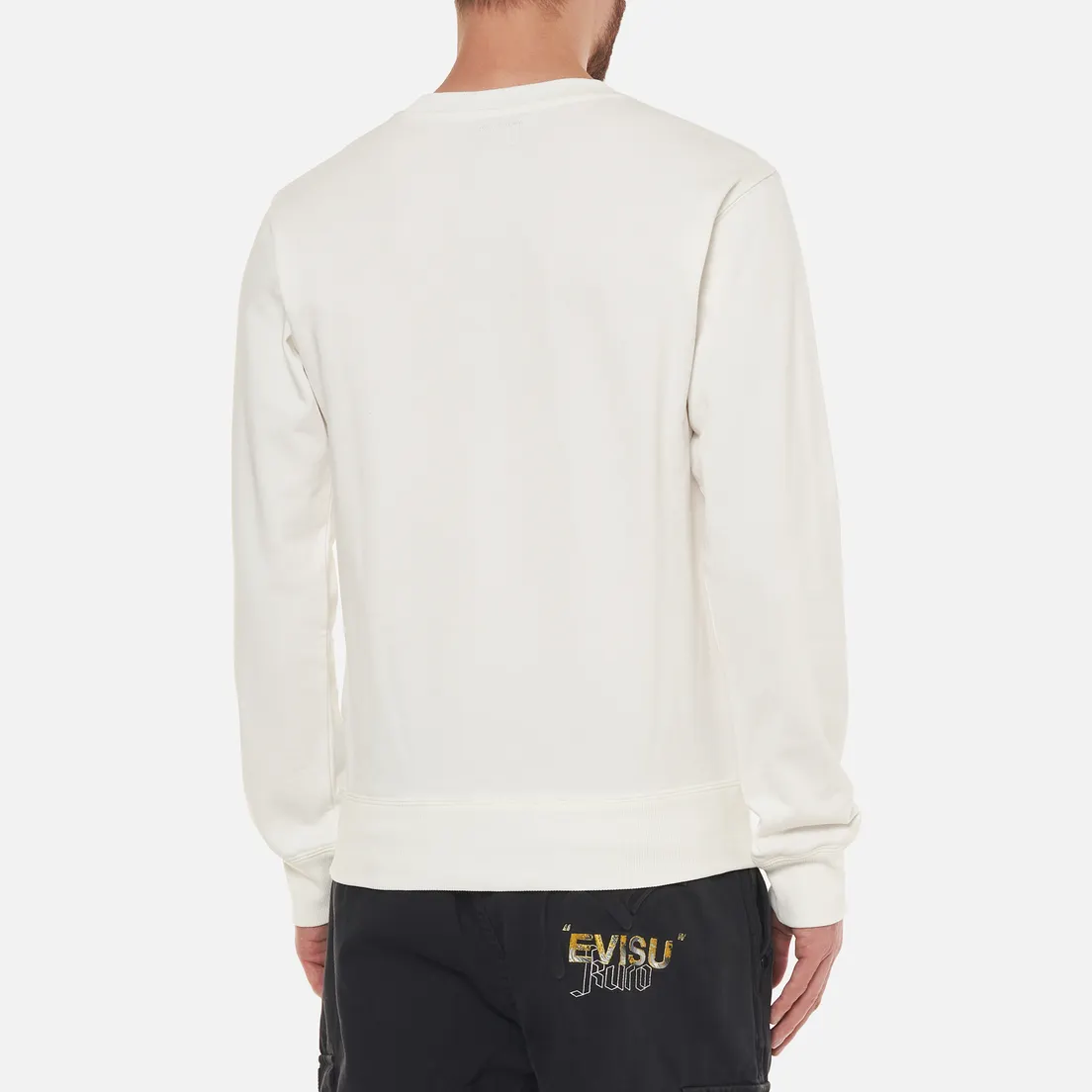 Evisu Мужская толстовка Basic Crew Neck Seagull Printed