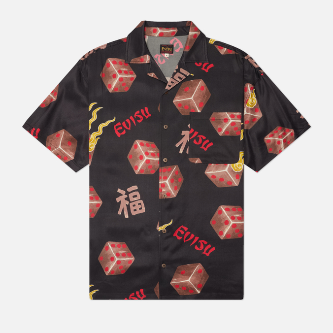 Мужская рубашка Evisu Vintage All Over Printed Camp