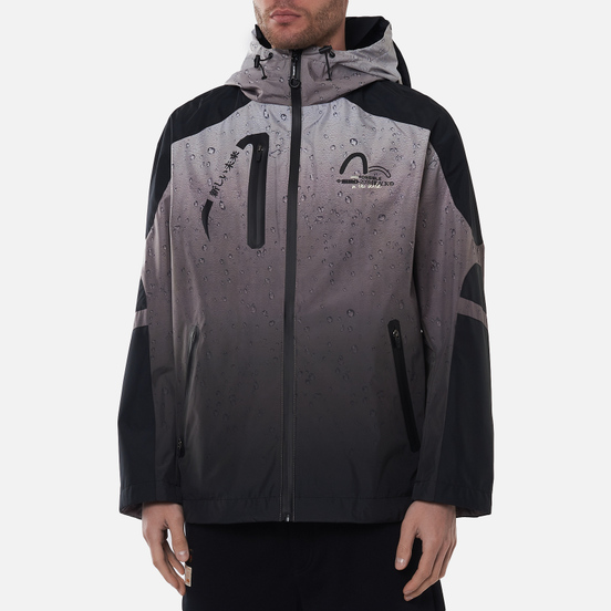 Мужская куртка ветровка Evisu Raindrop All Over Print Trail Windbreaker All Over Print/Black