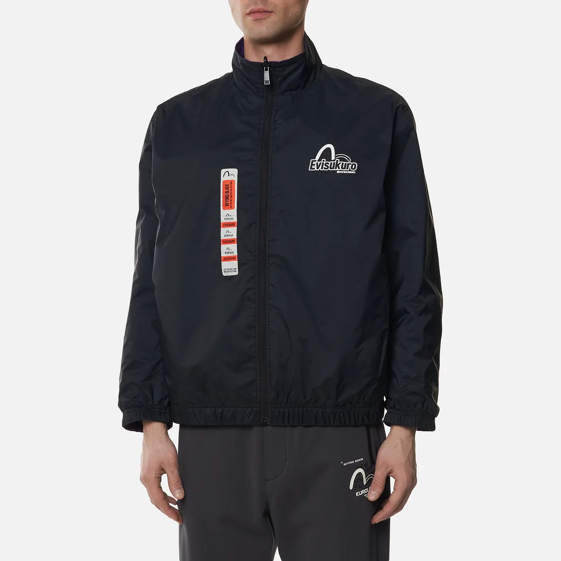 Evisu Мужская куртка Reversible Worker Kuro Workware Label