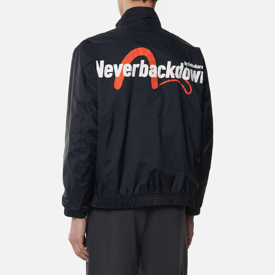 Мужская куртка Evisu Reversible Worker Kuro Workware Label Black/Royal Purple