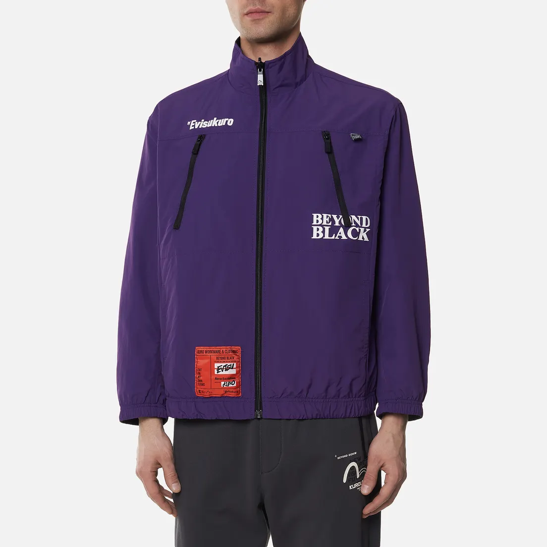 Evisu Мужская куртка Reversible Worker Kuro Workware Label