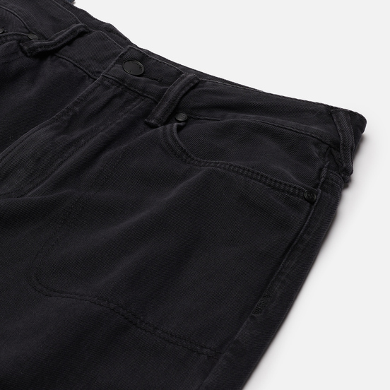Мужские брюки Evisu Duo Seagull Embroidered Side Pockets Black