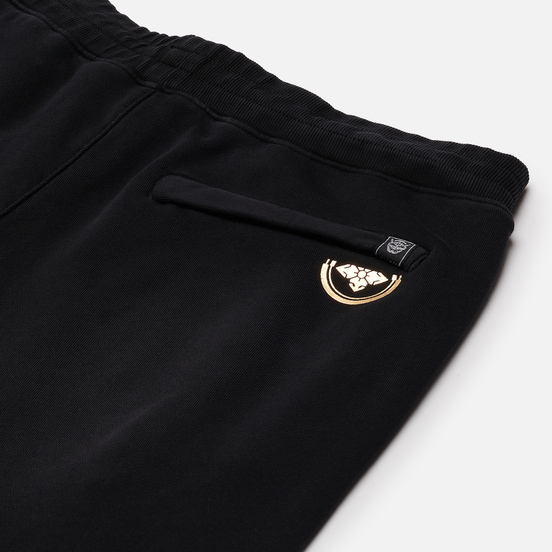 Мужские брюки Evisu Garment Pigement Dye Hannya & Skull Pigment Black