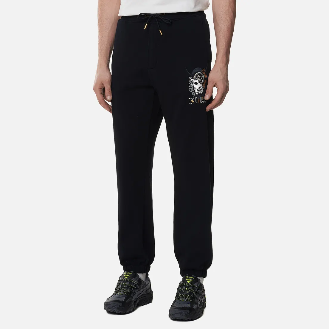 Evisu Мужские брюки Multi Hannya & Seagull Foil Printed