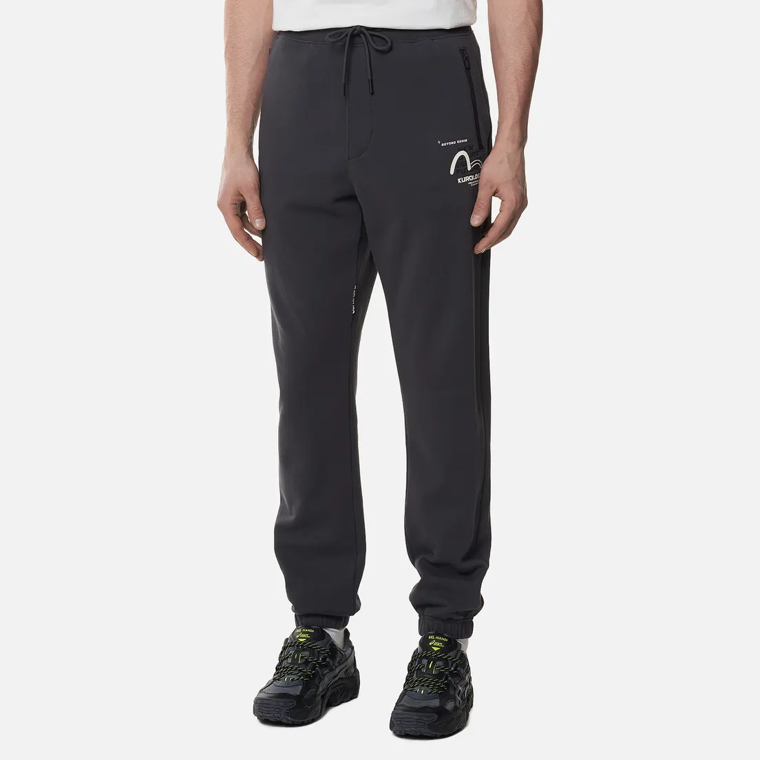 Evisu Мужские брюки Kamon & Seagull Zip Pockets