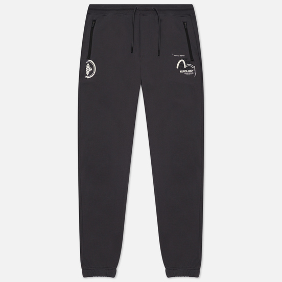 Мужские брюки Evisu Kamon & Seagull Zip Pockets Charcoal