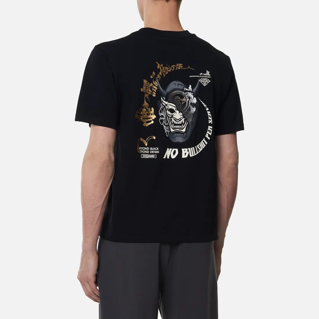 Evisu Мужская футболка Brushed Seagull & Hannya Skull