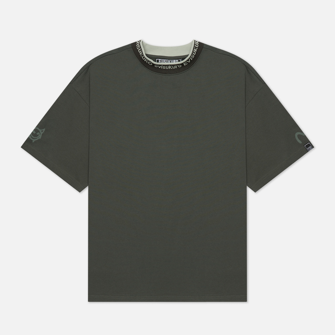 Мужская футболка Evisu, цвет серый, размер XL