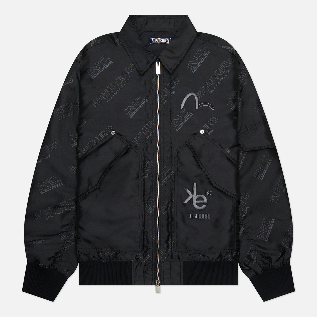 Evisu Мужская куртка бомбер Evisukuro All Over Print MA-2