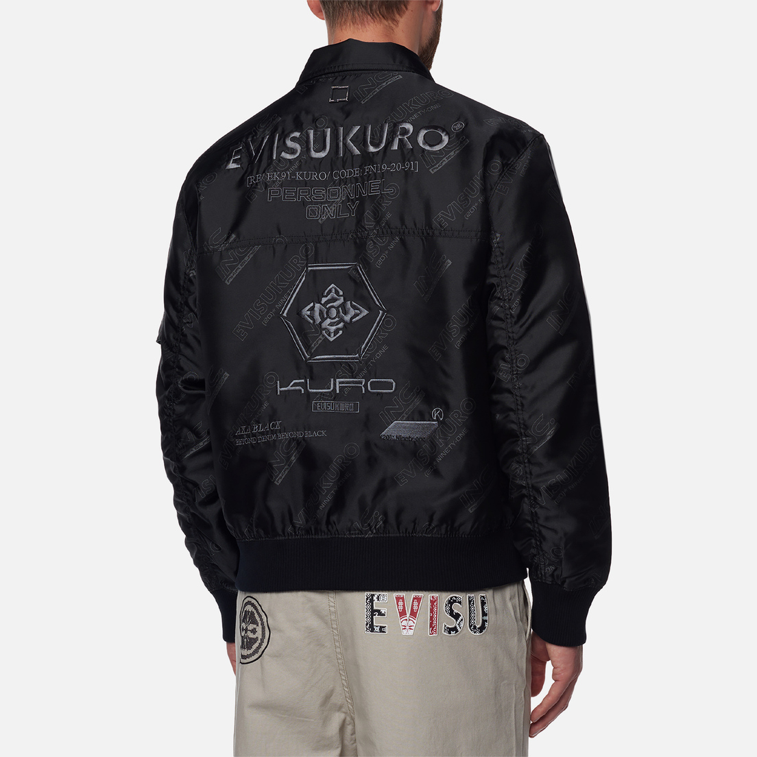 Evisu Мужская куртка бомбер Evisukuro All Over Print MA-2