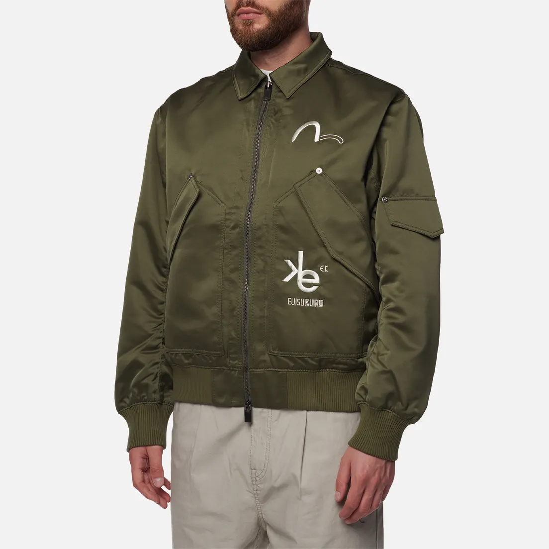 Evisu Мужская куртка бомбер Evisukuro All Over Print MA-2