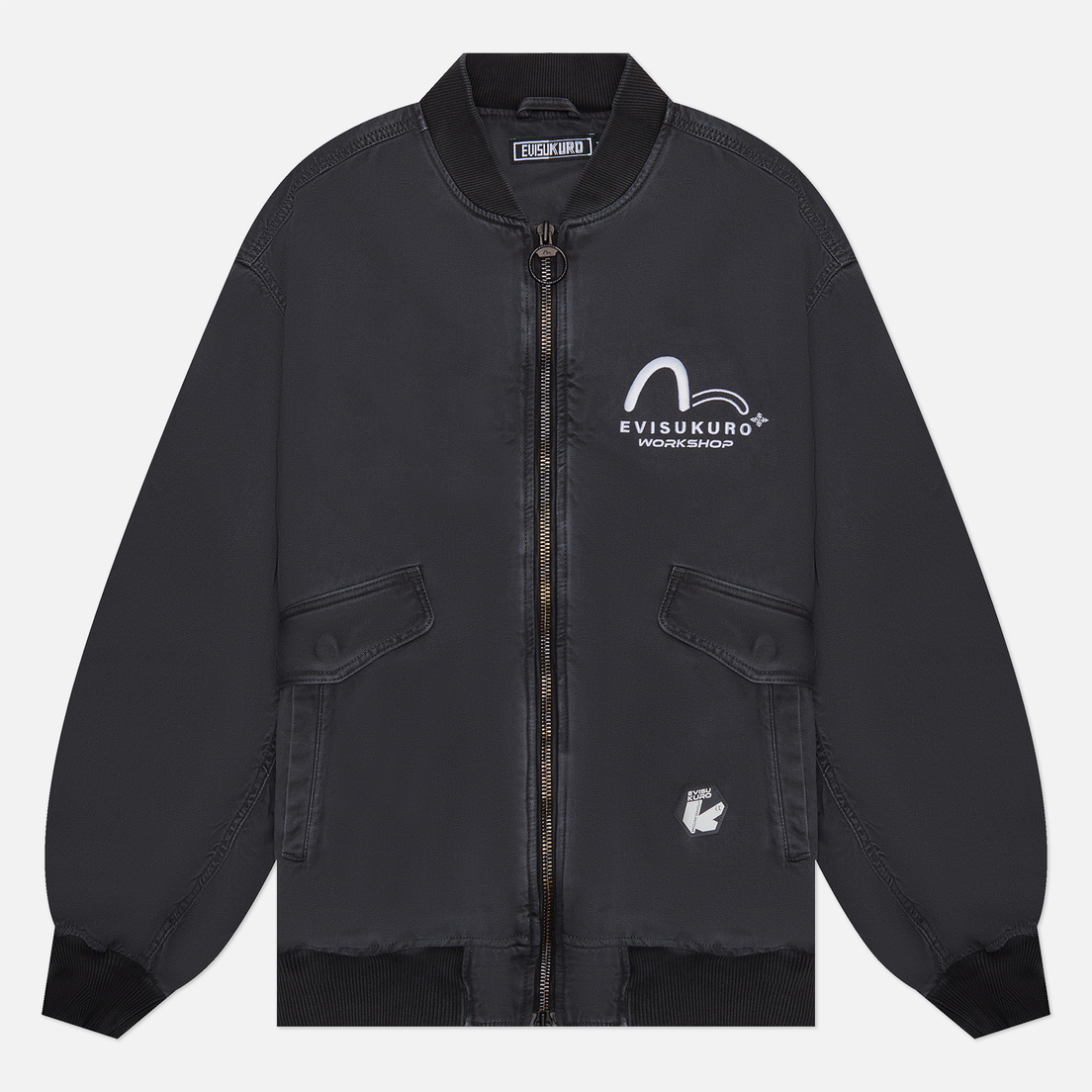Evisu Мужская куртка бомбер Evisukuro Cotton Twill MA-1