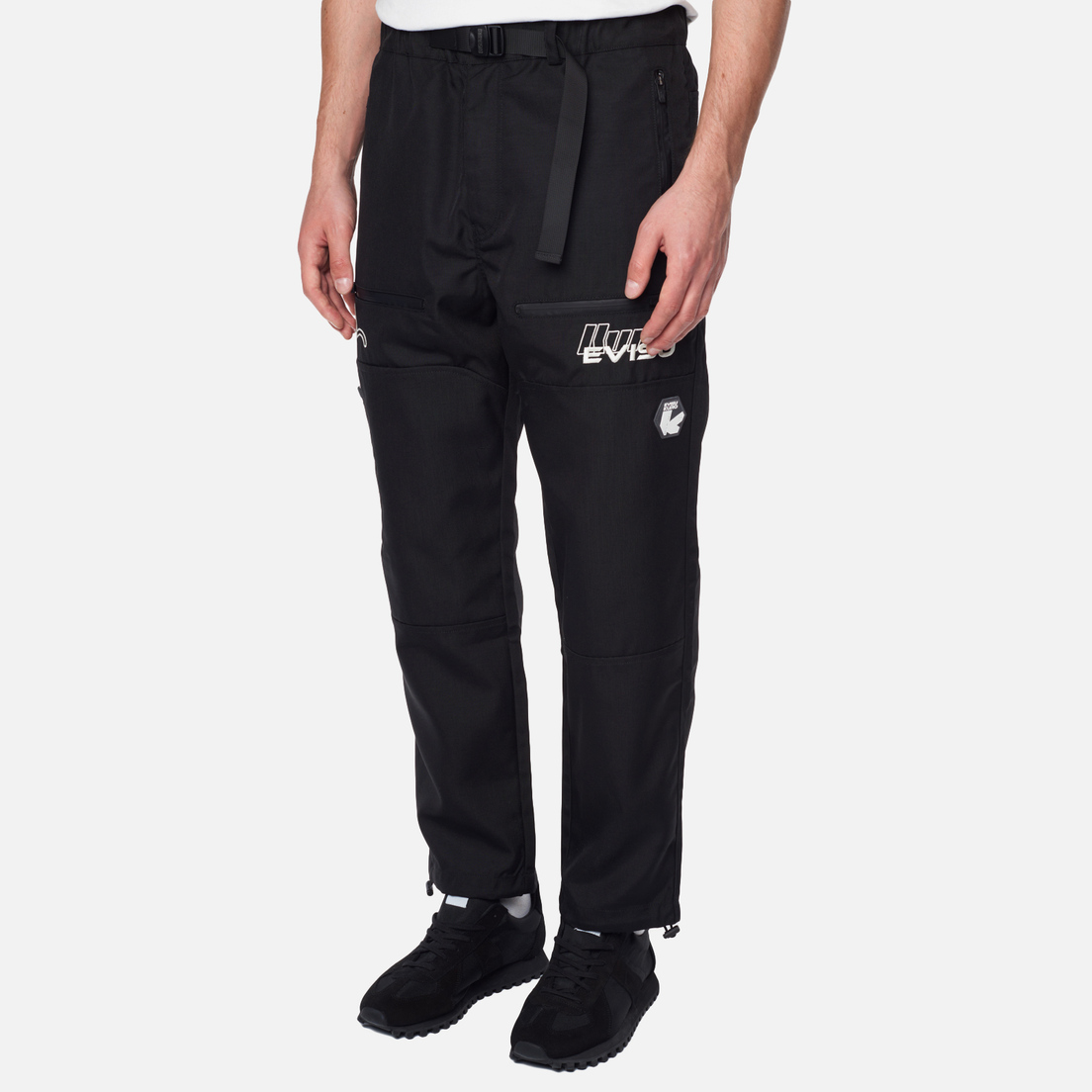 Evisu Мужские брюки Evisukuro Garment Washed Utility TPU Zipper