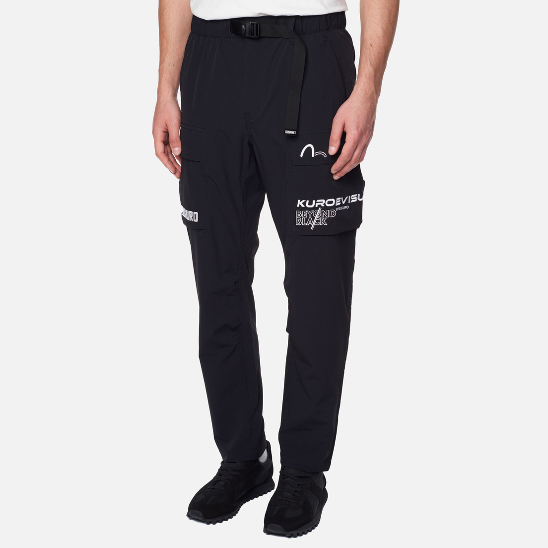 Evisu Мужские брюки Evisukuro Elastic Waistband Slim Cargo