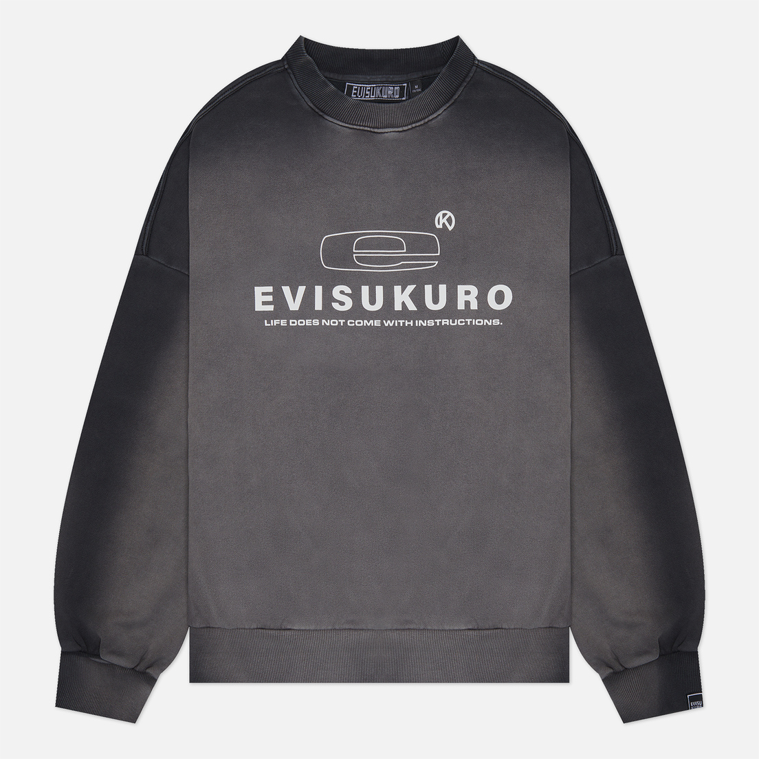 Evisu Мужская толстовка Evisukuro Garment Dyed