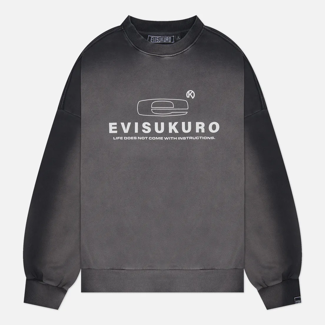 Evisu Мужская толстовка Evisukuro Garment Dyed