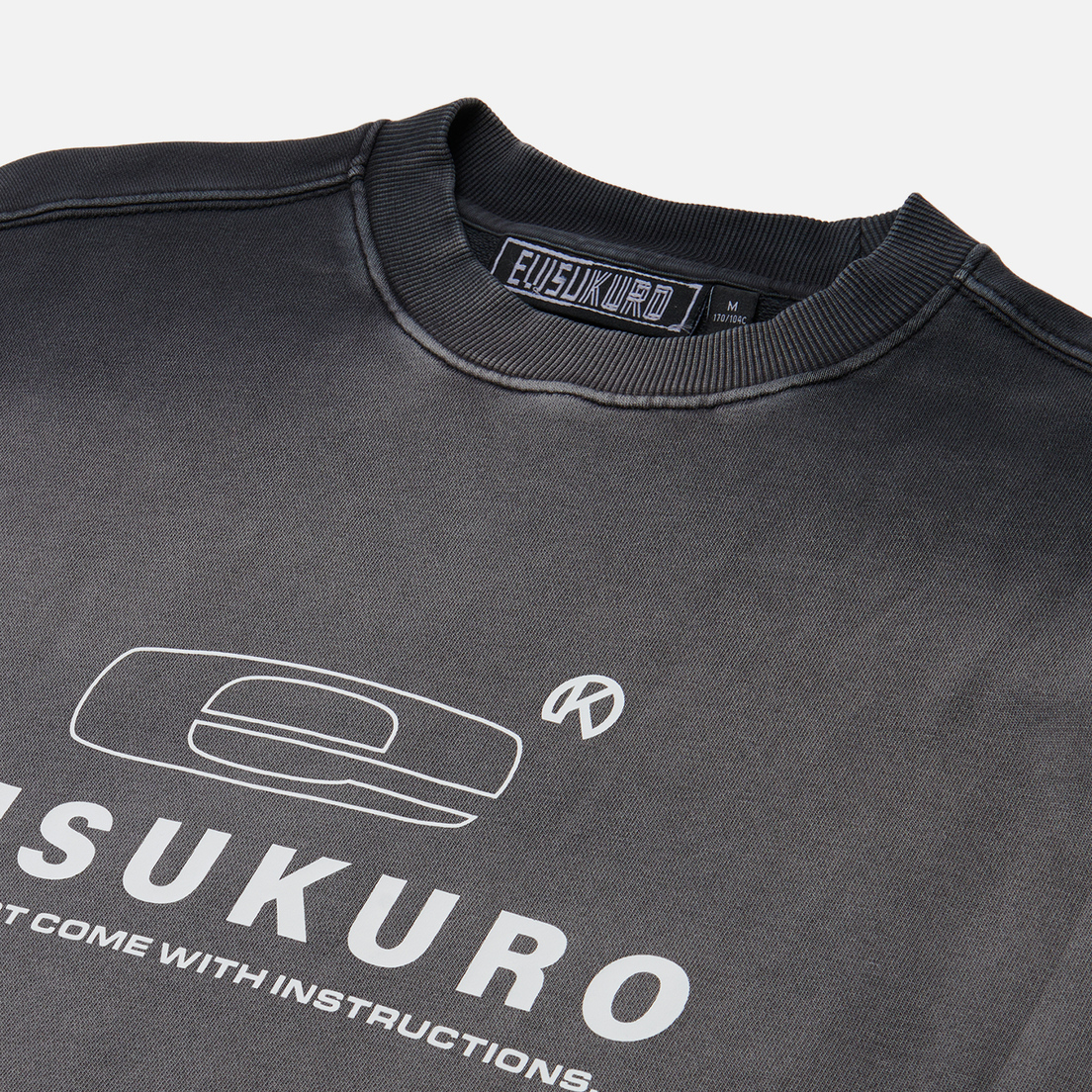 Evisu Мужская толстовка Evisukuro Garment Dyed