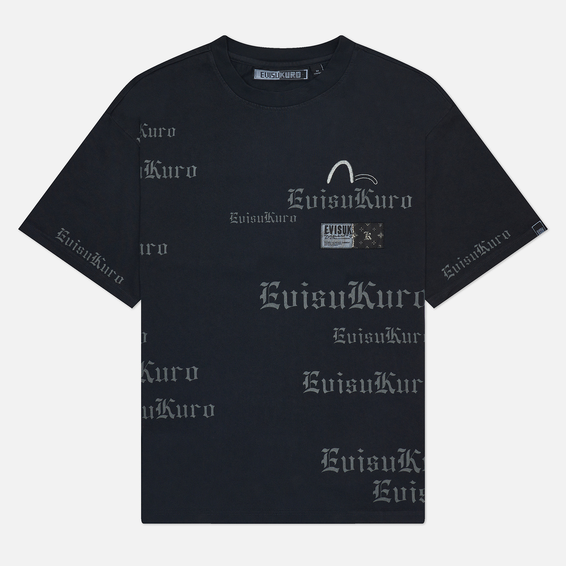 Evisu Мужская футболка Evisukuro Garment Pigment Dyed Multi Branding