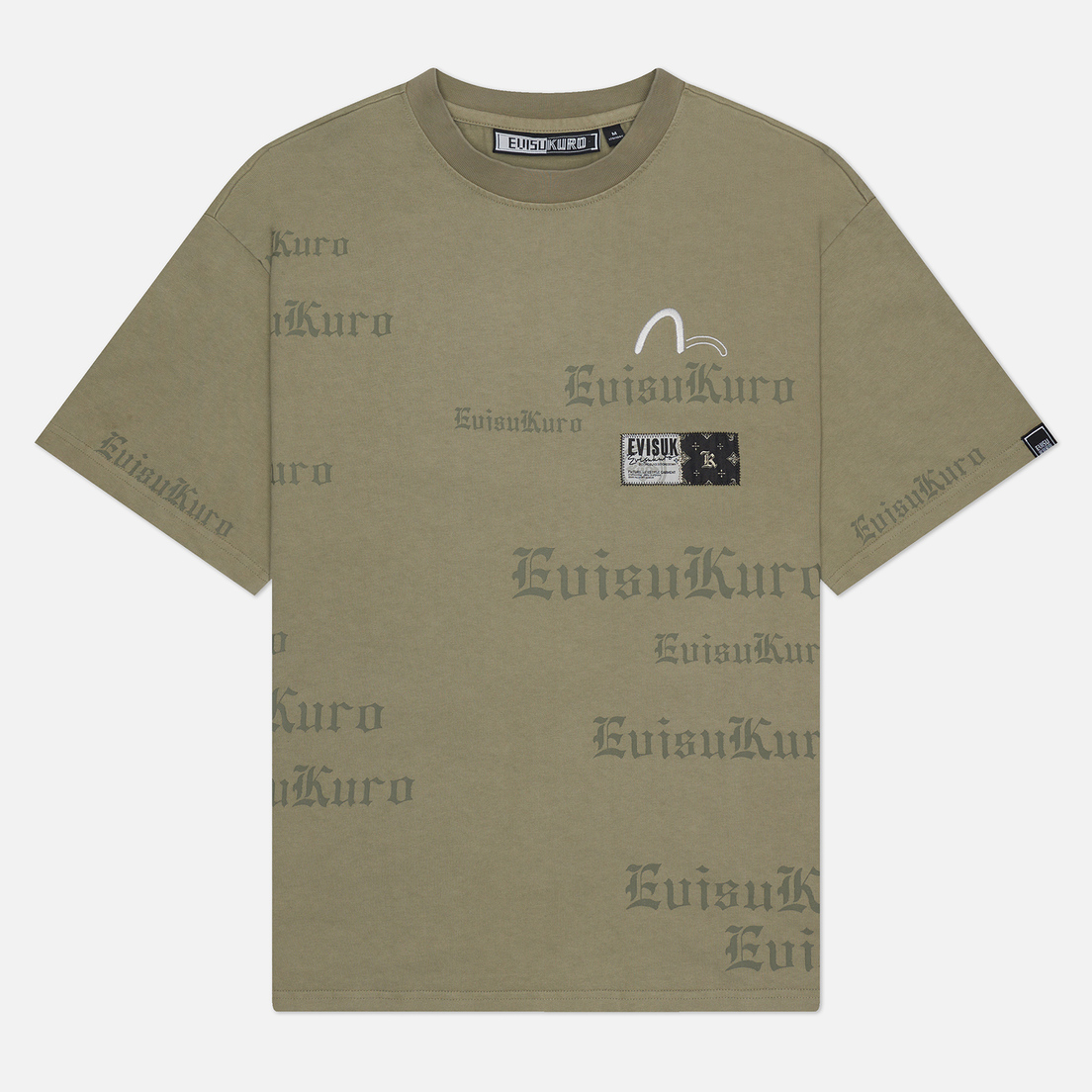 Evisu Мужская футболка Evisukuro Garment Pigment Dyed Multi Branding