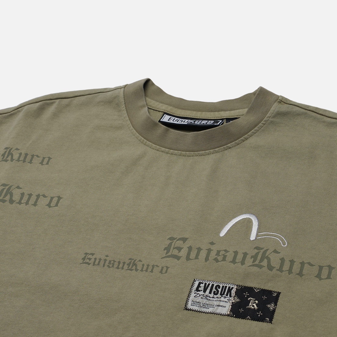 Evisu Мужская футболка Evisukuro Garment Pigment Dyed Multi Branding