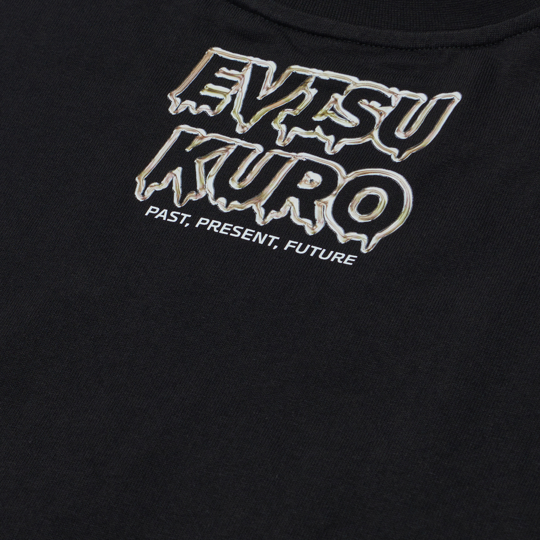 Evisu Мужская футболка Evisukuro Garment Melting Metallic Logo