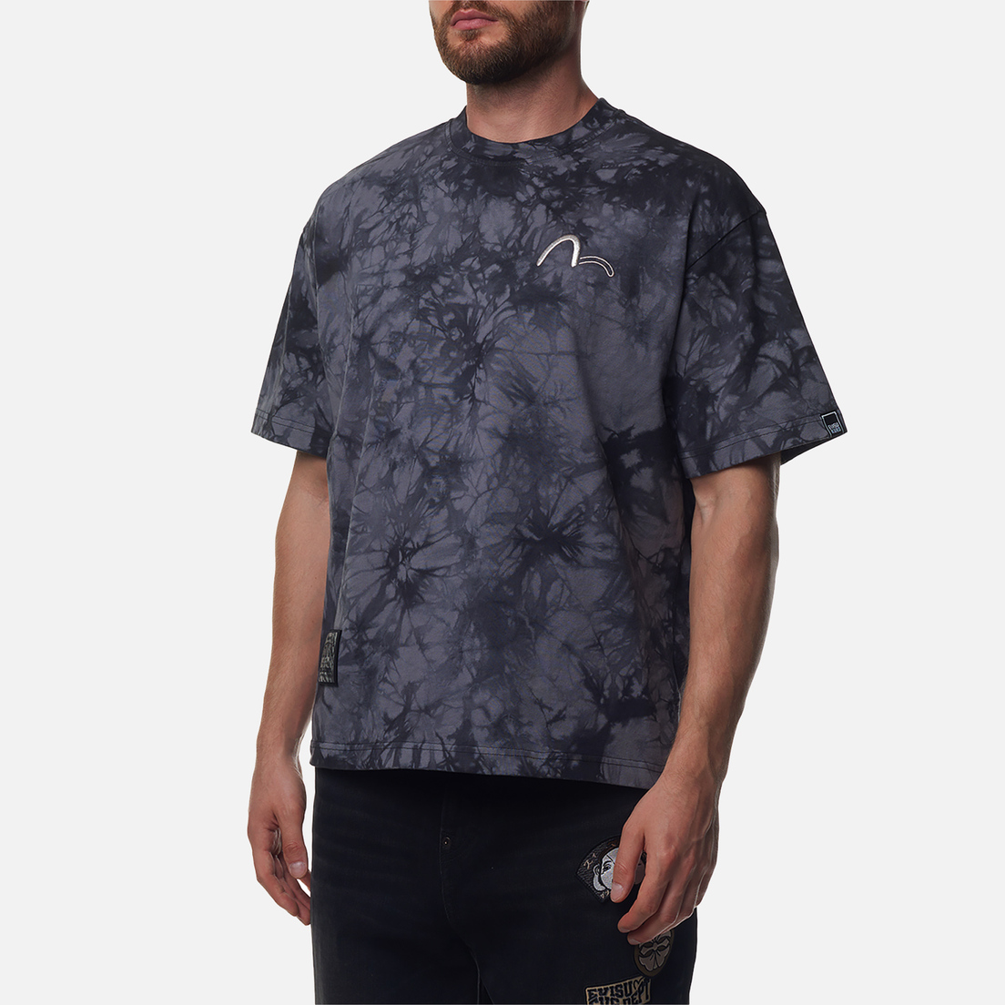 Evisu Мужская футболка Evisukuro Tie Dye Logo