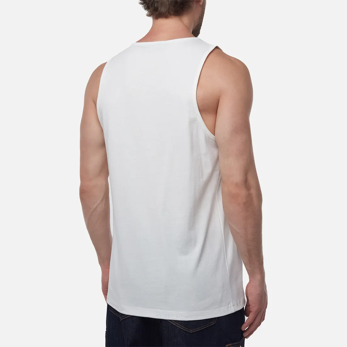 Evisu Мужская майка Logo & Seagull Embroidery