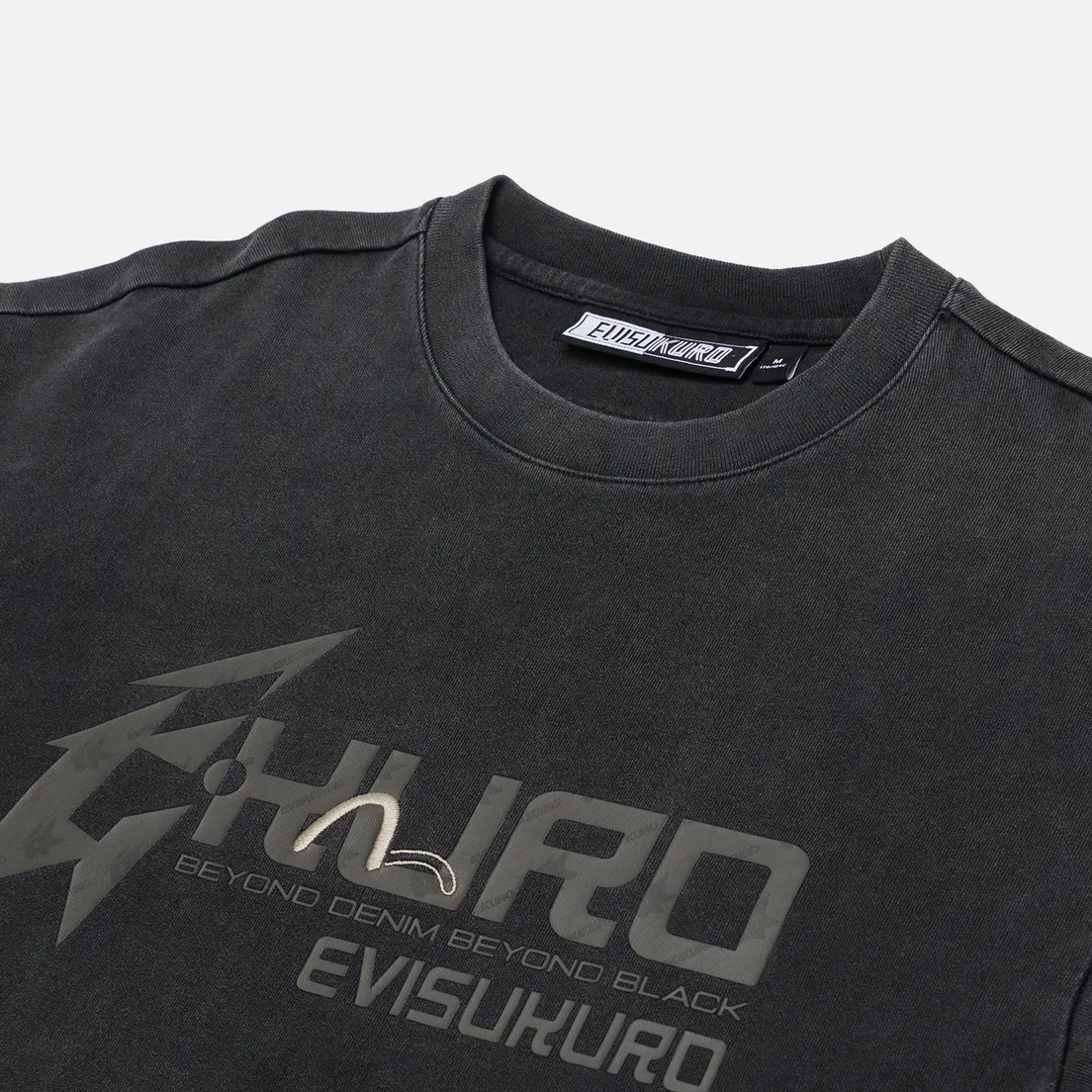 Evisu Мужской лонгслив Heavy Washed Multi Labels