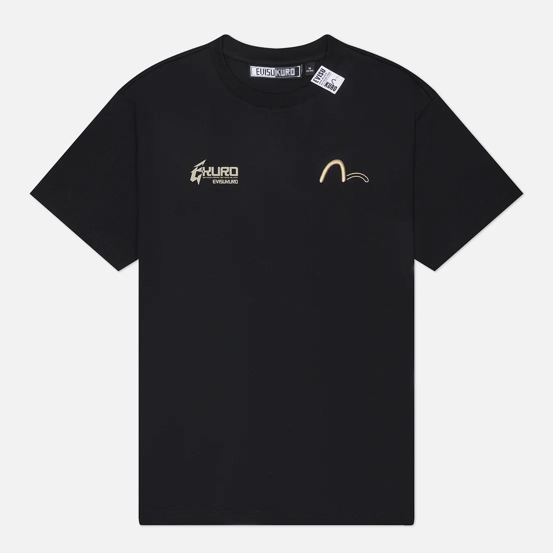 Evisu Мужская футболка Embroidery Small Seagull Solid