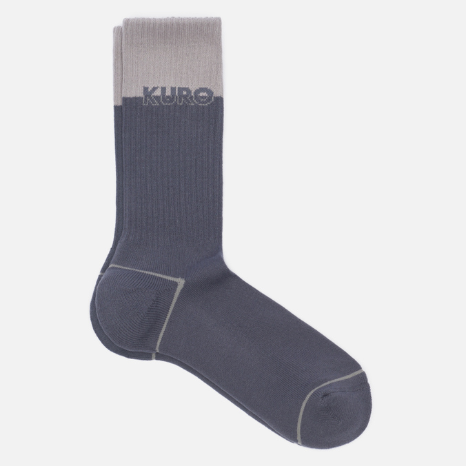 Носки Evisu Evisukuro Color Blocking, цвет серый