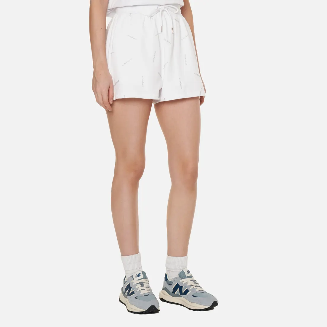 Evisu Женские шорты Silver Glitter All Over Logo