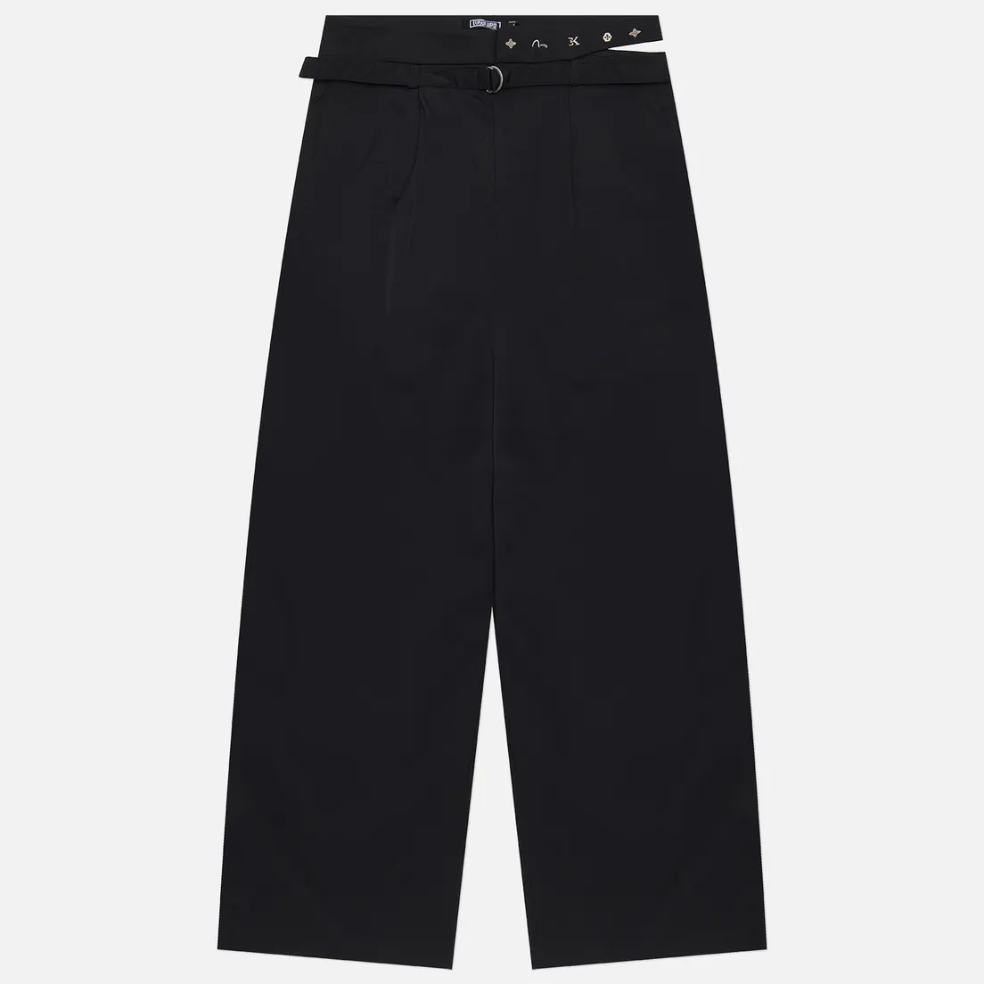 Evisu Женские брюки Evisukuro Cut Out Waist Straight Cut
