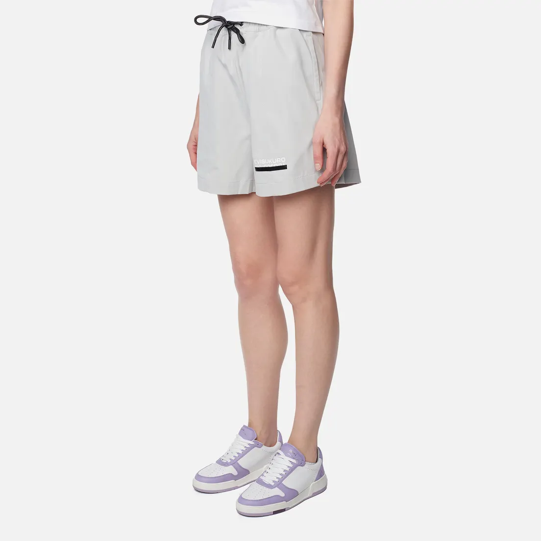 Evisu Женские шорты Evisukuro Printed Elastic Waist