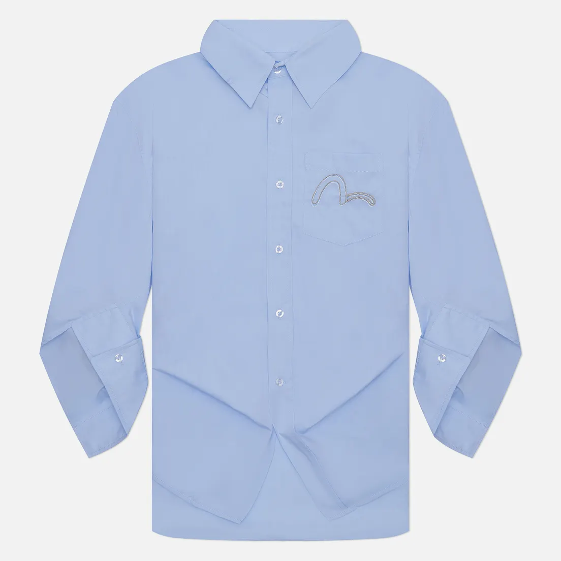 Evisu Женская рубашка Evisukuro Notched Sleeves 3D