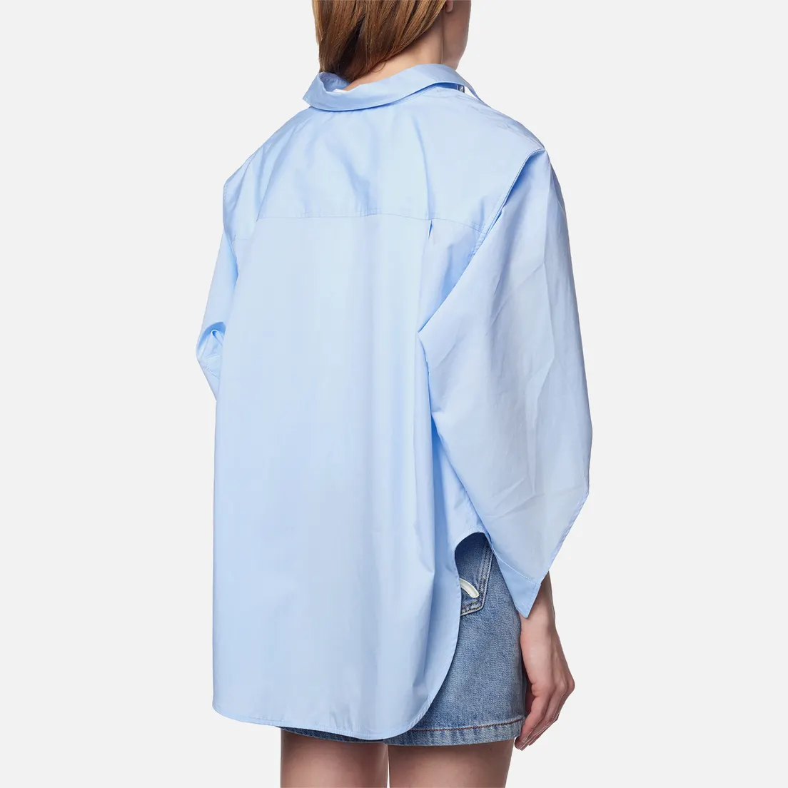 Evisu Женская рубашка Evisukuro Notched Sleeves 3D
